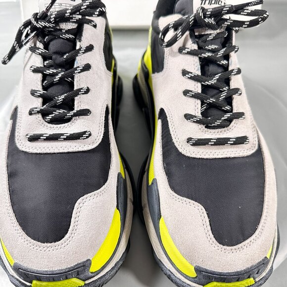 Balenciaga Chunky Sneaker Men V2 Gomma Tess Triple S Nylon Athletic Shoes 10 - Picture 7 of 16